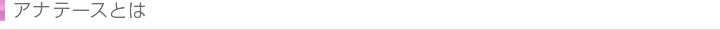 アナテースとは